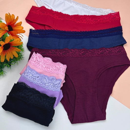 Semanario Pack x7 panties Hipster en algodón colores Surtidos Ref. 7013 - Piña del Mar - Colombia